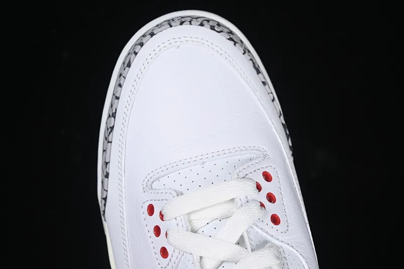All categories Air Jordan Jordan series basketball shoes Air Jordan 3 GX foreign trade version Air Jordan 3 "White Cement Reimagined" AJ3 Joe 3 new white cement replica basketball shoes DN3707-100